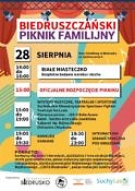 Biedruszczański Piknik Familijny - plakat informacyjny