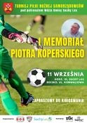 Turniej Piłki Noznej Samorządowców - I Memoriał Piotra Koperskiego