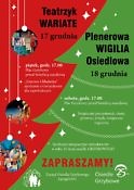 Plenerowa wigilia na os. Grzybowym - plakat