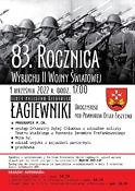 Plakat na uroczystość zawierające informacje z treści wpisu