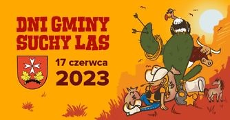 grafika Dni Gminy Suchy Las 17 czerwca 2023, obrazki dzikiego zachodu