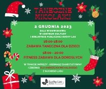 grafika do wydarzenia z motywem mikołajkowym