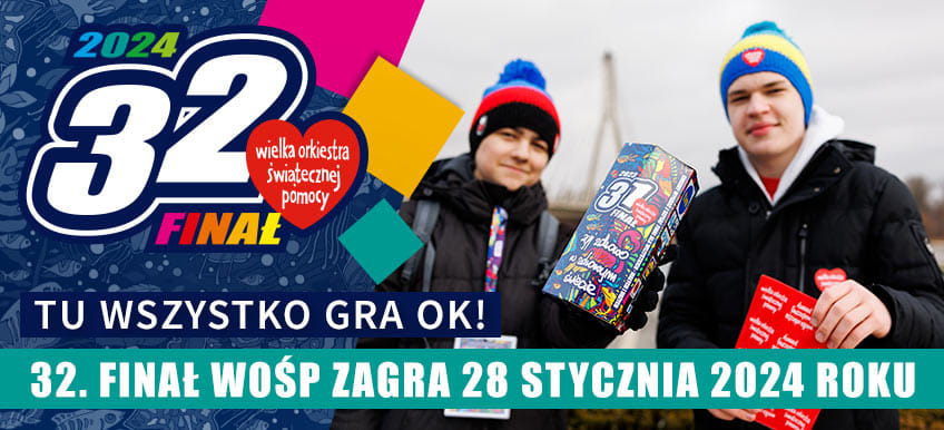 32. Finał WOŚP 28 stycznia 2024